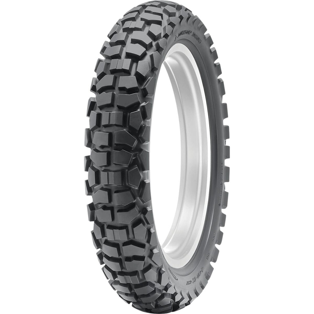 Dunlop D605 4.10-18 59P TT – bagdæk – originalt Dunlop bagdæk med alsidigt dual-sport greb. Køb hos Mo2parts.